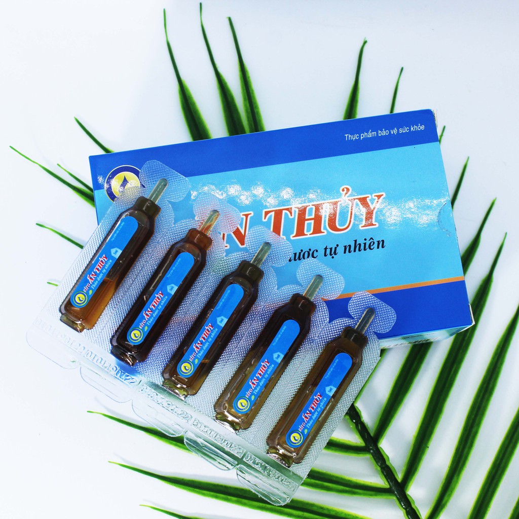 Siro Ấn Thủy- Hỗ trợ giảm tiểu đêm, tiểu rắt và tiểu không tự chủ (Hộp 4 vỉ x 5 ống)