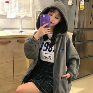 (od)AKN499 Áo khoác sweater ulzzang  Áo khoác nỉ bông k xù ulzzang