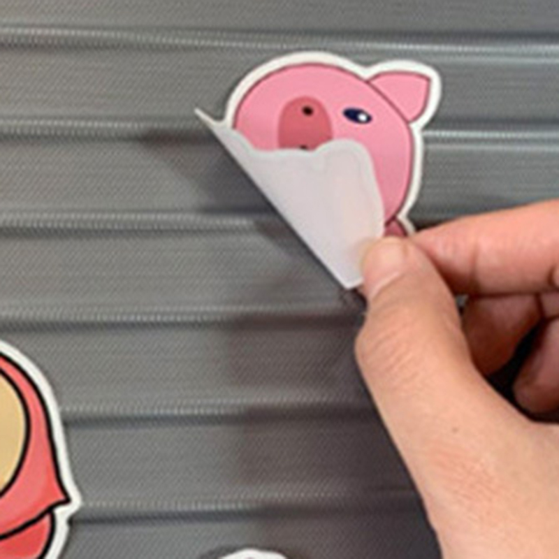 Set 50 nhãn dán họa tiết gấu đáng yêu chống thấm nước để trang trí