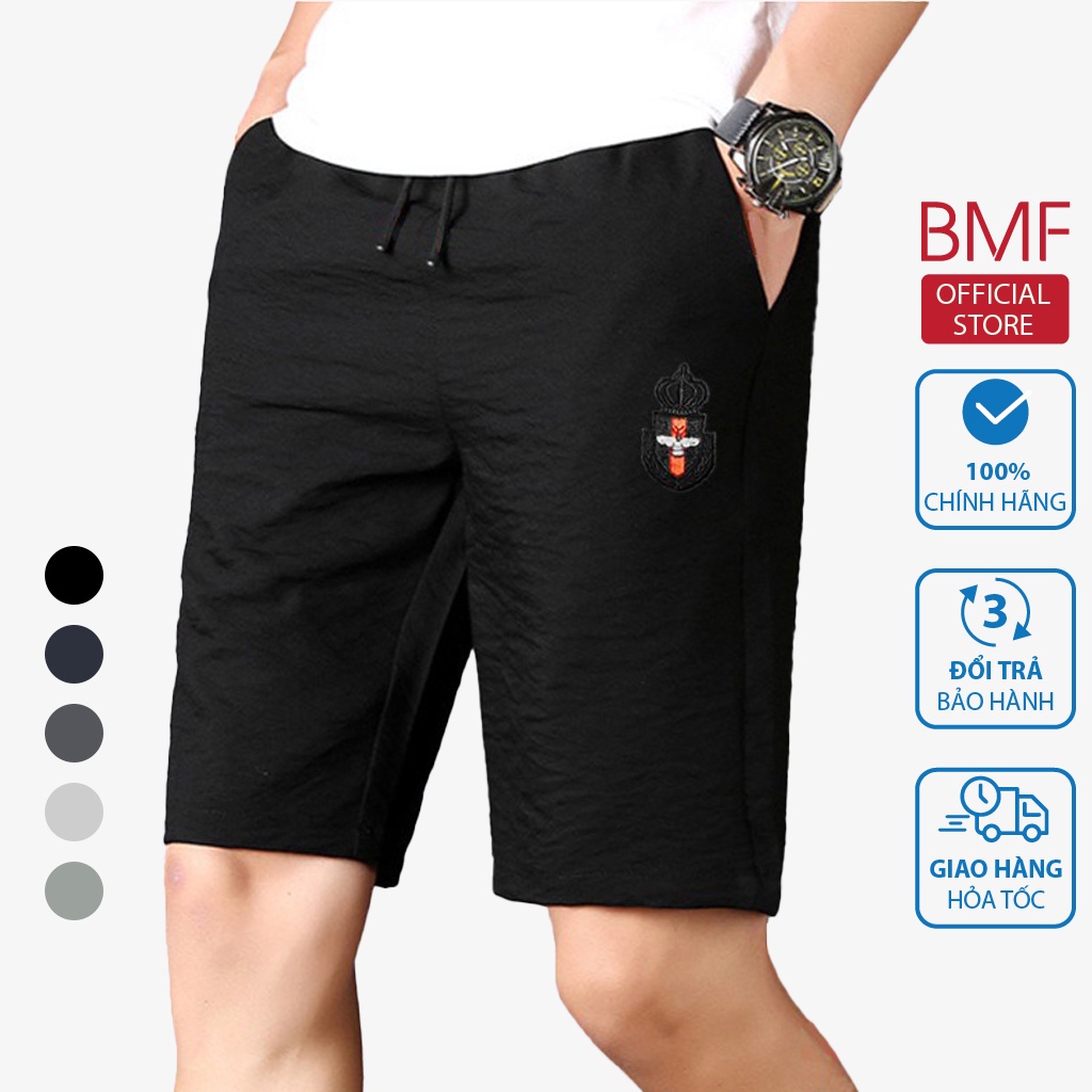 Quần short nam chất đũi xước 4 màu thời trang, mã QĐ05