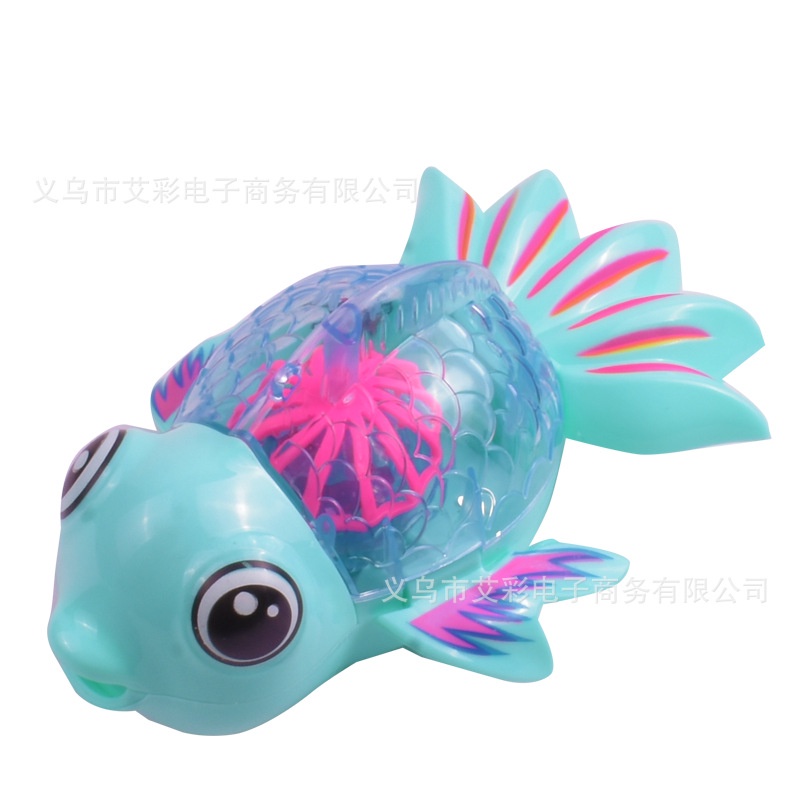 Đồ chơi cá chép chạy pin phát nhạc, sáng đèn cho bé