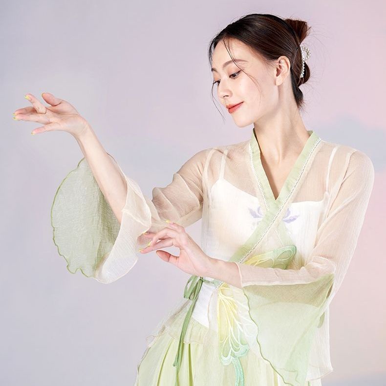 Bộ Trang Phục Múa Dân Tộc Trung Hoa Cổ Điển Cho Nữ