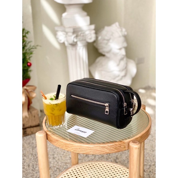 Double zip washbag quai dọc