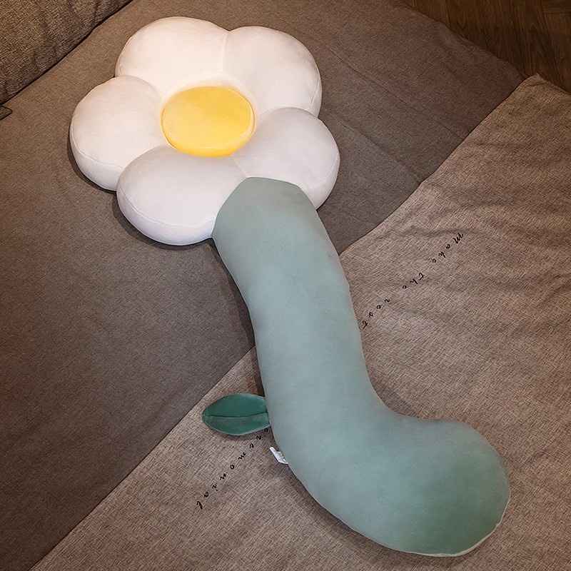 Gối Ôm Dài Hình Hoa Hướng Dương Phong Cách Bắc Âu Mới