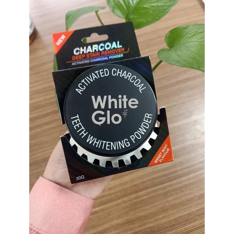 Bột trăng răng white glo