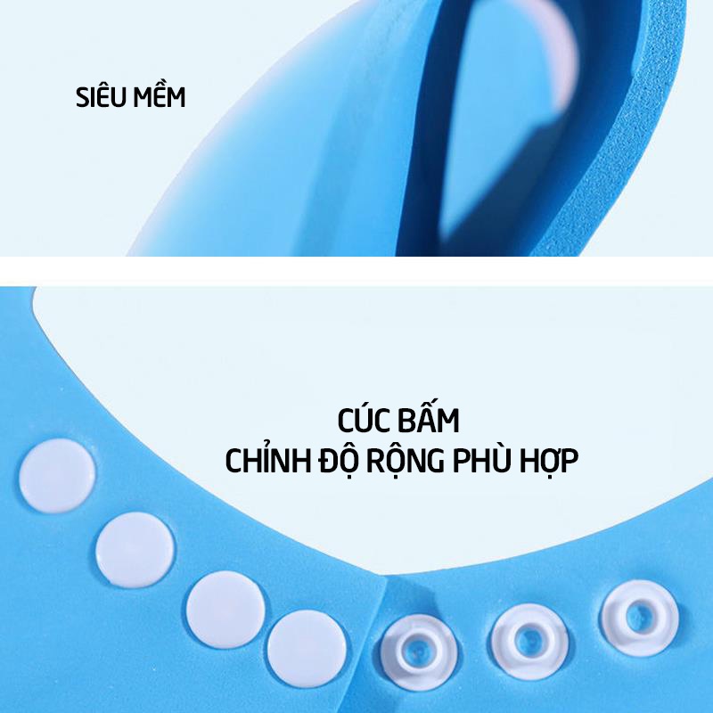 Mũ gội đầu cho bé mũ tắm chắn nước hình cá