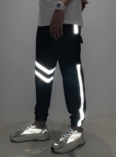 Quần phản quang 2 sọc xéo