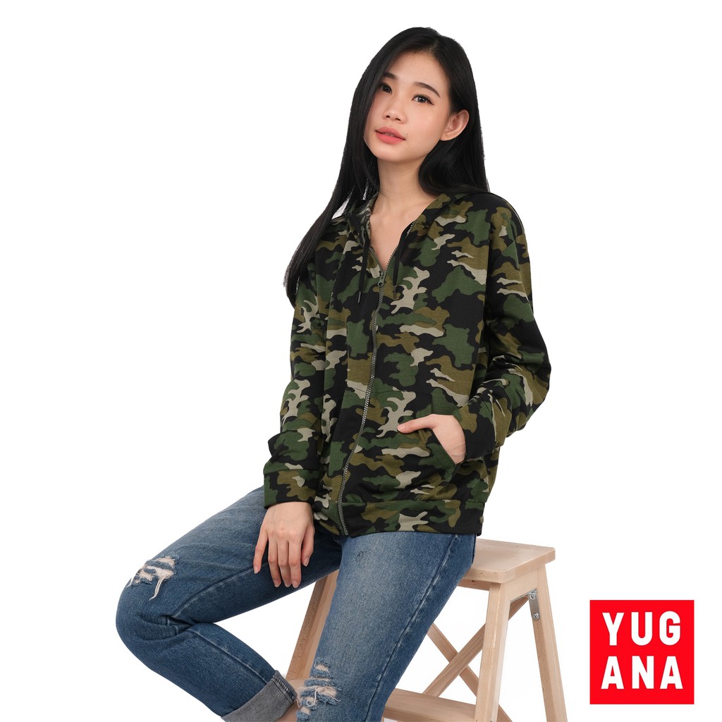 Áo Khoác Hoodie Kiểu Quân Đội Thiết Kế Trẻ Trung Cho Nữ