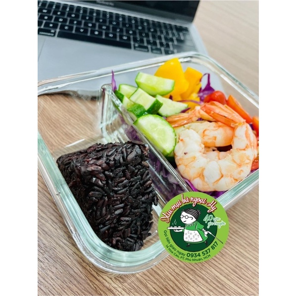 Cơm gạo lức tím nấu sẵn