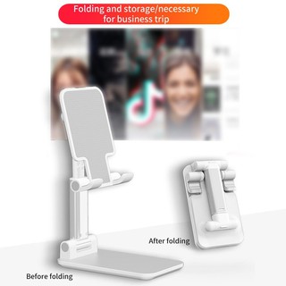 Giá đỡ điện thoại, iPad để bàn có thể gập gọn cho vào túi xác của chị em phụ nữ rất tiện, chống tê mỏi tay Hàng cao cấp