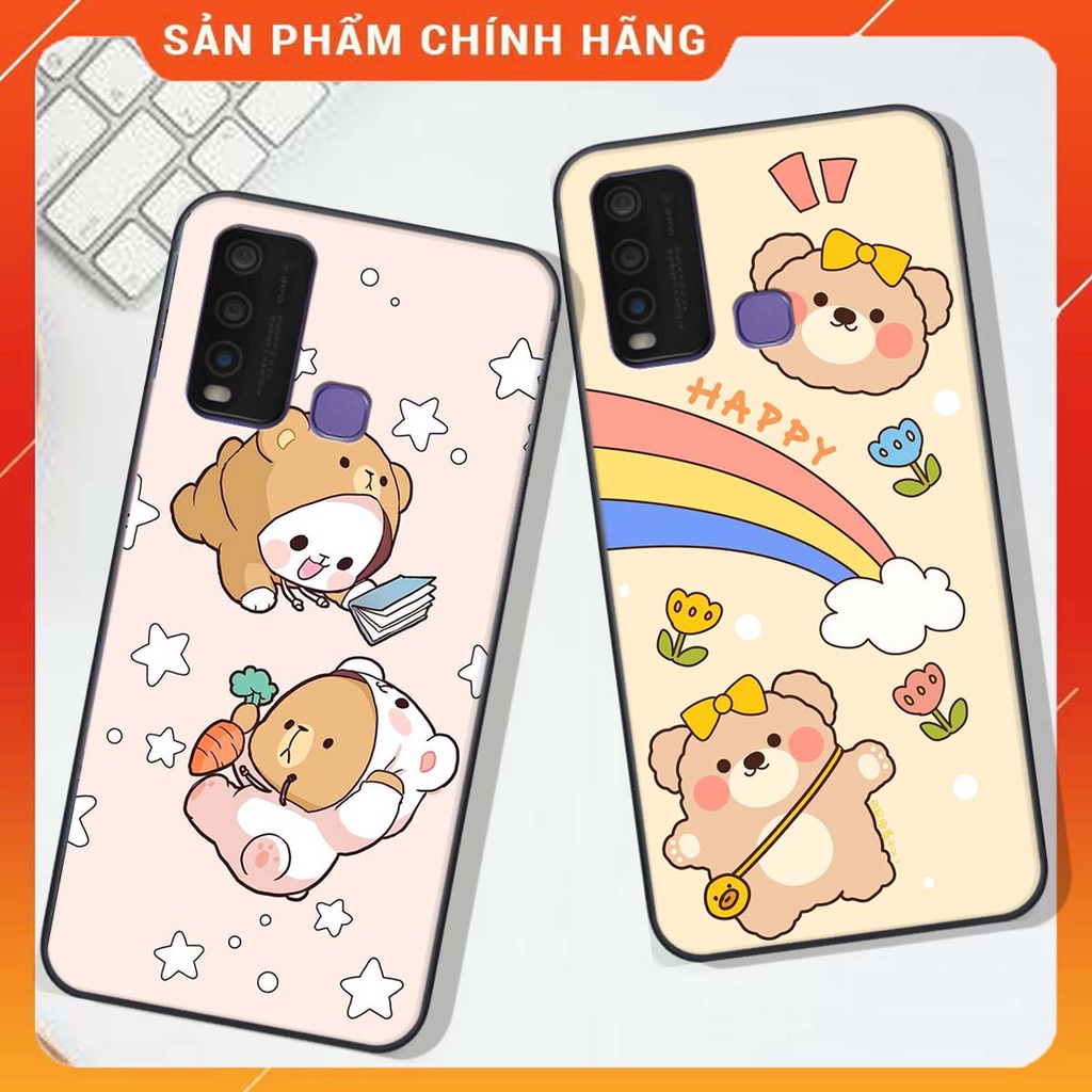 Ốp lưng Vivo Y30 / Y50 in hình Gấu xinh xắn, Bò sữa đáng yêu,  ĐẸP -  RẺ - XINH - ĐỘC ĐÁO