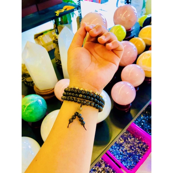 Vòng Trầm Hương Chuỗi Tràng Hạt 108 Sánh Chìm