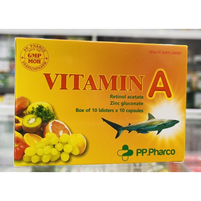 Vitamin A - 100 viên - bổ sung vitamin A cho mắt