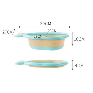 Chậu rửa mặt gấp gon Thỏ con