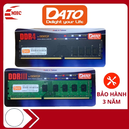 Ram PC hãng Dato 4G-8G  bảo hành 3 năm