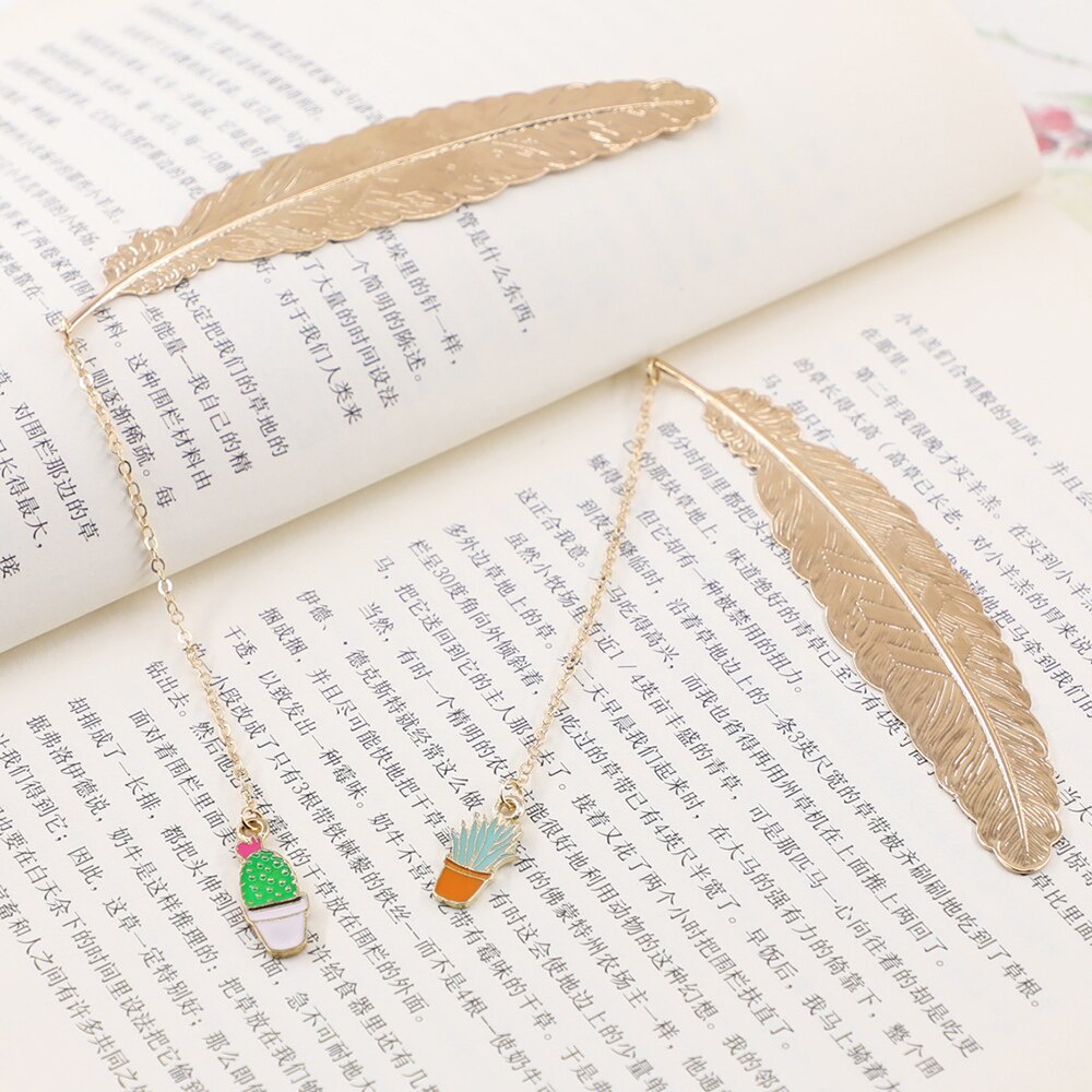 Dụng cụ đánh dấu trang sách hình chiếc lá phong cách retro