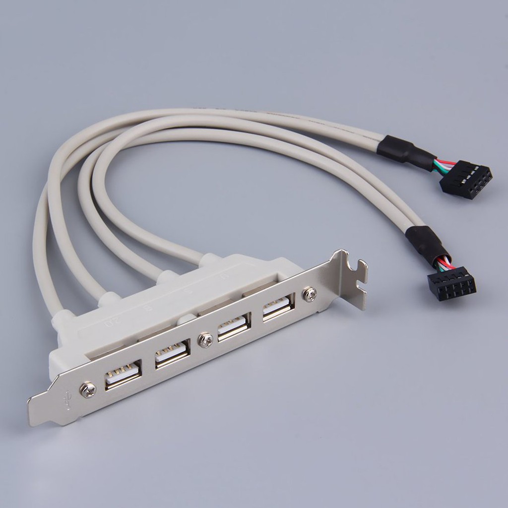 4-Port USB2.0 Motherboard Rear Panel Expansion Bracket Host Adapter | BigBuy360 - bigbuy360.vn