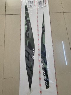 Tem exciter camo xanh lá
