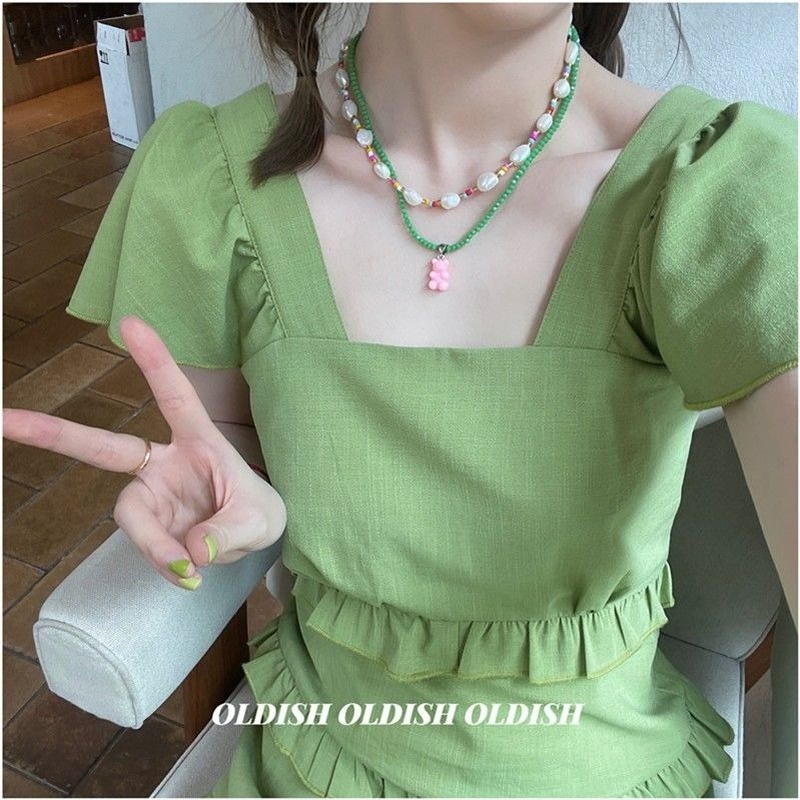 Đầm Xếp Tầng Dáng Ôm Tay Cánh Tiên Dễ Thương Thời Trang Mùa Hè Cho Nữ