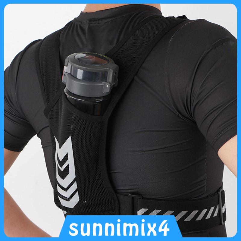 Áo Bảo Hộ Phản Quang Có Túi Đựng Điện Thoại Tiện Dụng Khi Chạy Bộ / Đạp Xe Ban Đêm H2Sports