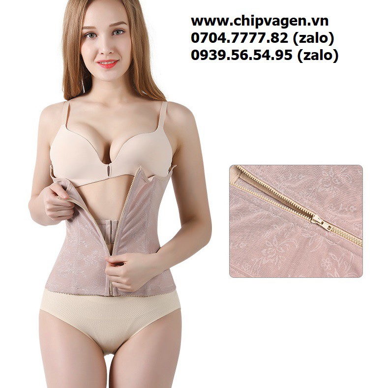 Gen nịt bụng dây kéo - gen nịt bụng khóa kéo