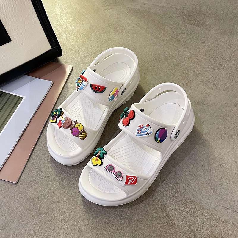Dép sandal đế dày 6cm tăng chiều cao thời trang dành cho nữ