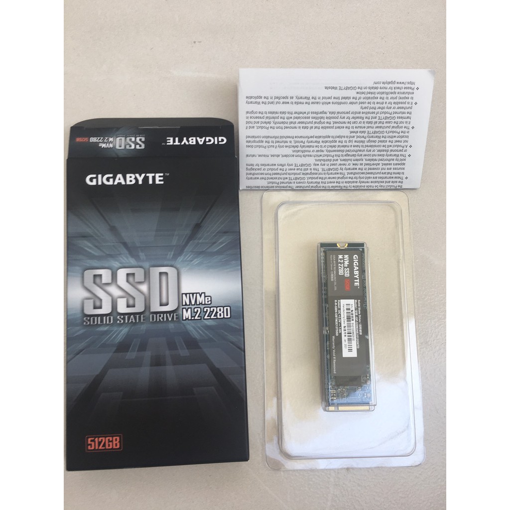 SSD 512gb Gigabyte M2 2280 NVMe PCIe 1700/1550MB/s - Viễn Sơn phân phối