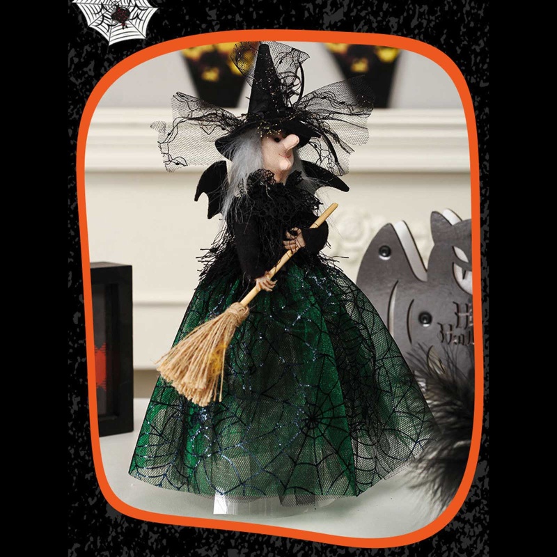 Búp Bê Phù Thủy Trang Trí Halloween Sáng Tạo