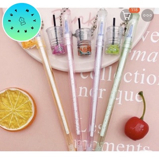 1 hộp bút nước cute gồm 12 bút có hình treo viết xoá được
