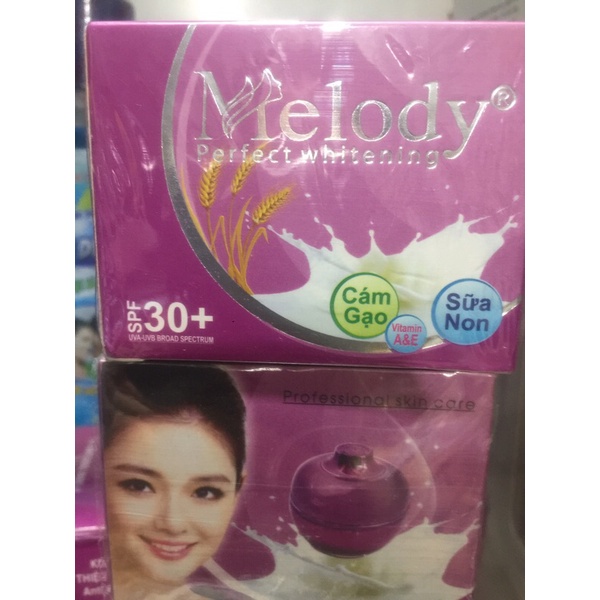 Kem Melody Trắng Da Ngừa Lão Hoá 12g