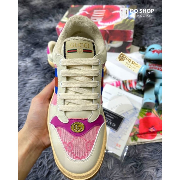 Giày 𝐆𝐮𝐜𝐜𝐢 𝐒ơ𝐧 𝐓ù𝐧𝐠 Hồng Bản Cao Cấp, Giày ST Hàng Cao Cấp Full Box | BigBuy360 - bigbuy360.vn