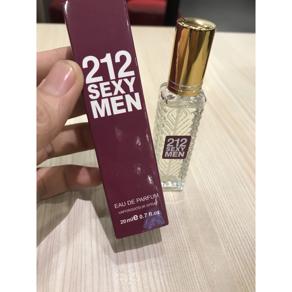 [FREE SHIP] Nước Hoa mini Nam Nữ Cao Cấp 6D 212 Sexy 20ml Bán Chạy Lưu hương 12 Giờ