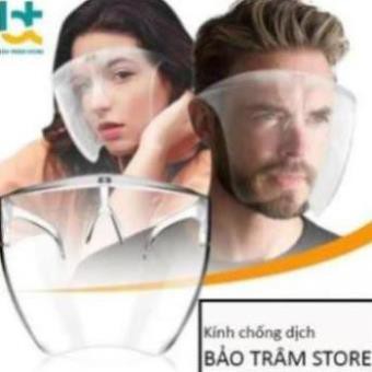 Kính chống giọt bắn kính chống dịch bảo hộ đi đường chống bụi, chống tia UV FULL mặt