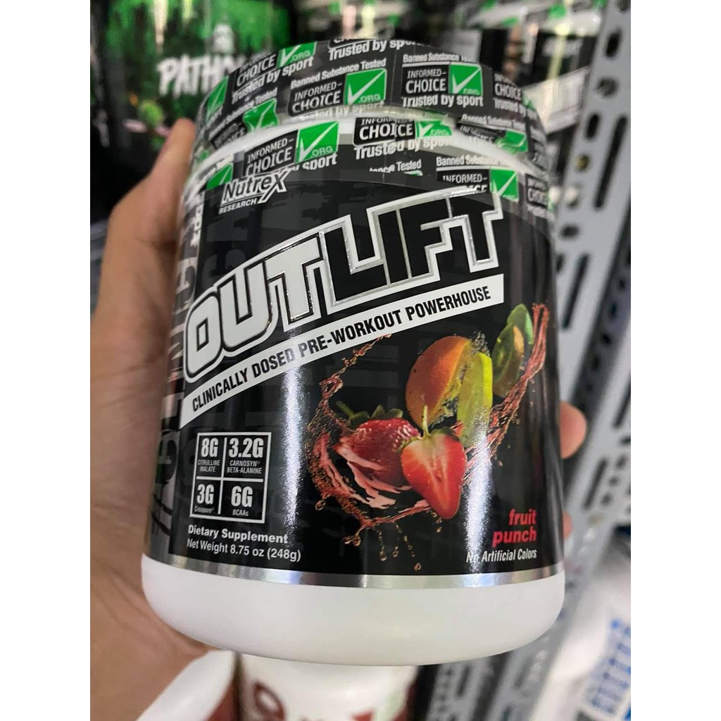 OUTLIFT Preworkout tăng sức mạnh 20serving