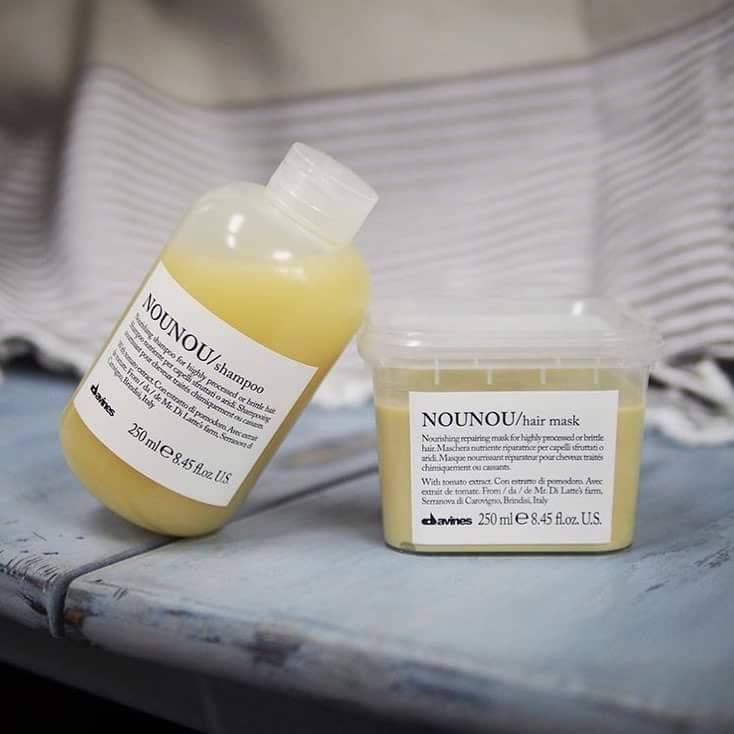 Dầu gội và xả cho tóc nhuộm hoặc qua xử lý hóa chất Davines Nounou 250ml | BigBuy360 - bigbuy360.vn