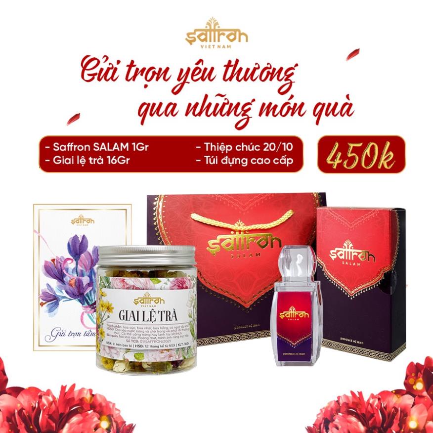 Set quà tặng Saffron Việt Nam ý nghĩa thiết thực tặng nhân viên, đối tác, mẹ, vợ chồng, người yêu