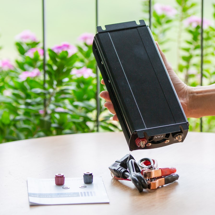 Bộ kích chuyển điện bình ắc quy 48V lên 220V Sóng Sine chuẩn 500W dùng tại gia đình, xe tải lớn, nhà xưởng