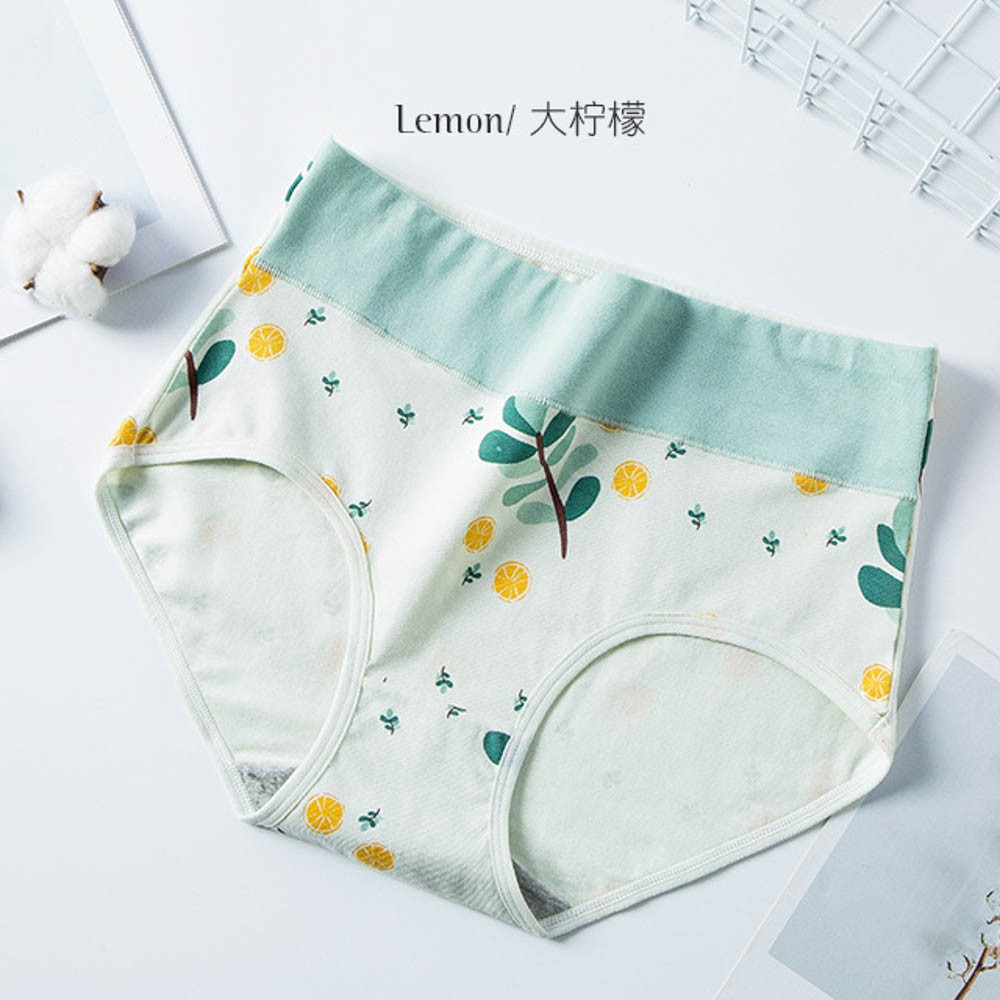 Combo 5 Quần Lót Nữ Cạp Cao  Quần Cotton Gen Bụng Kháng Khuẩn Hình Cam Mini Siêu Dễ Thương S77
