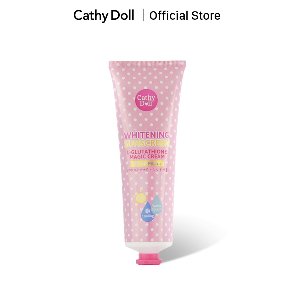 Kem Chống Nắng Dưỡng Trắng Da Cathy Doll L- Glutathione Magic Cream SPF50 PA+++ 60ml