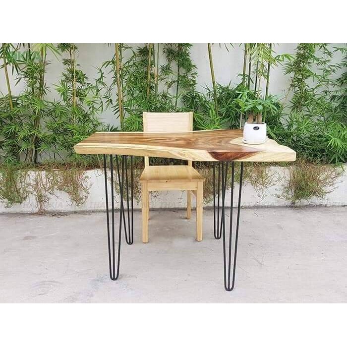 Chân Sắt Hairpin Sơn Tĩnh Điện 70cm màu đen - chân bàn làm việc