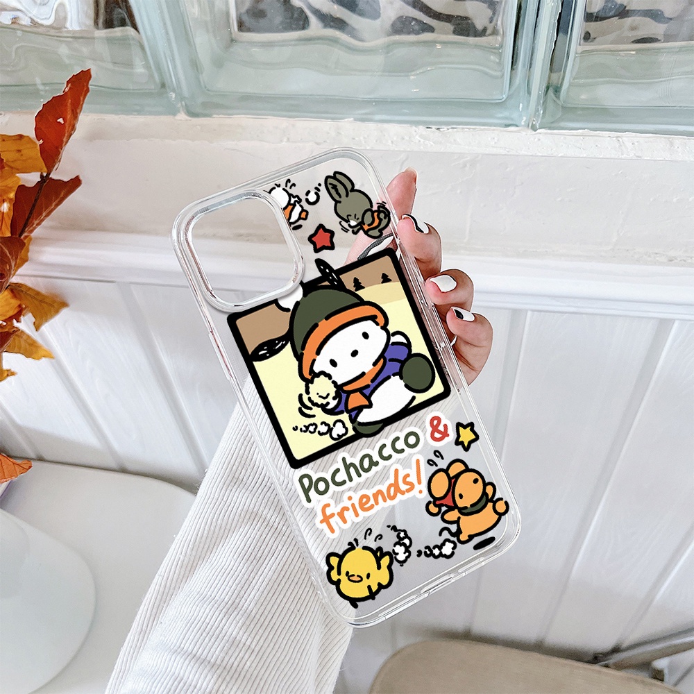 Ốp Điện Thoại Silicon Mềm Trong Suốt Hình Thỏ Hoạt Hình Cho IPhone 11 12 13 Pro Max Mini XS Max X Xr 4 5 6 7 8 S + SE 2020