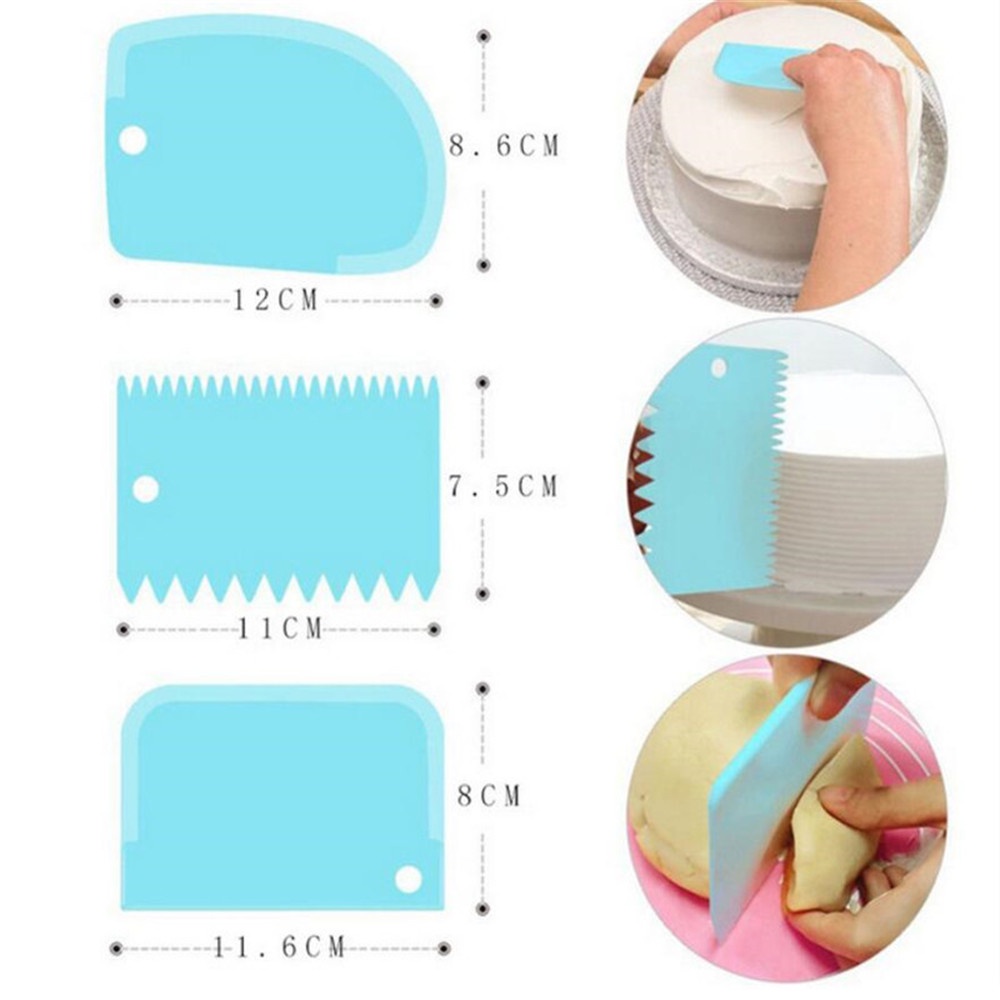 Set 3 Dụng Cụ Cắt Bột Làm Bánh Tiện Lợi