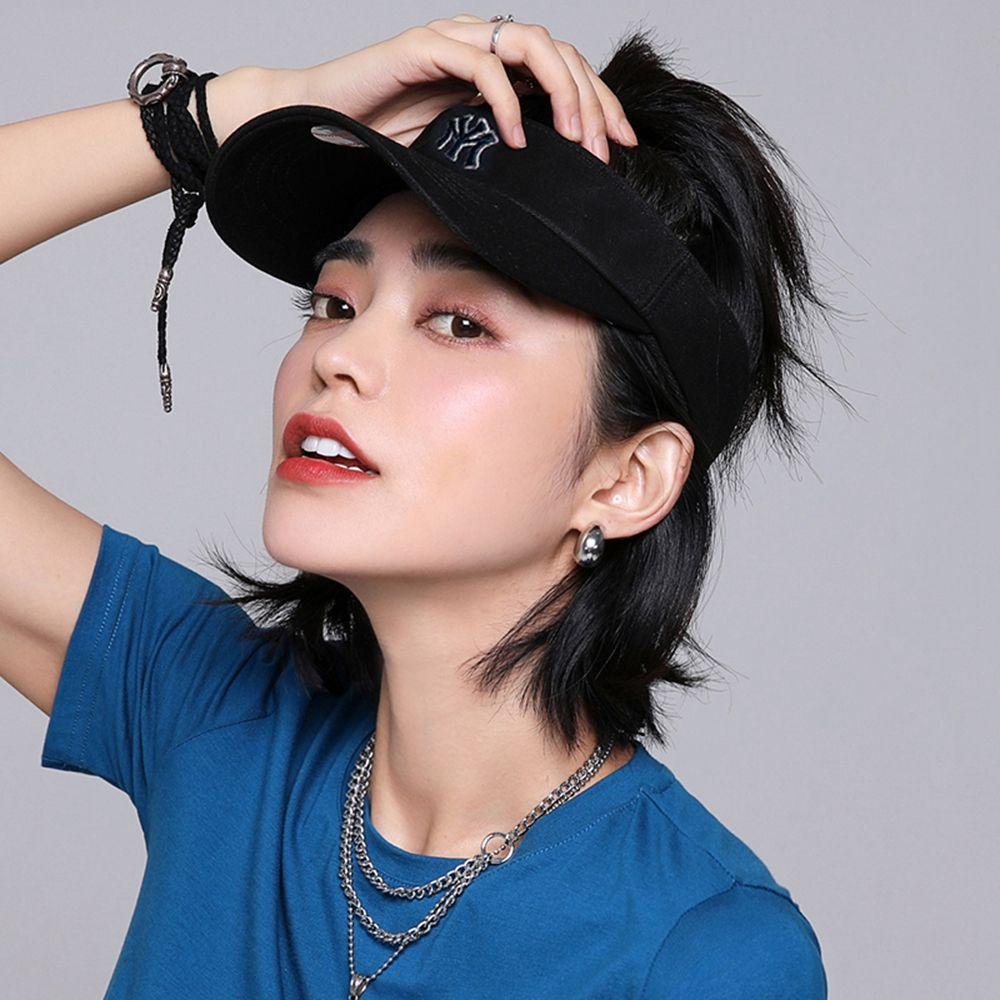 Mũ Lưỡi Trai Màu Ngà Phong Cách Thể Thao Thời Trang Cho Nữ