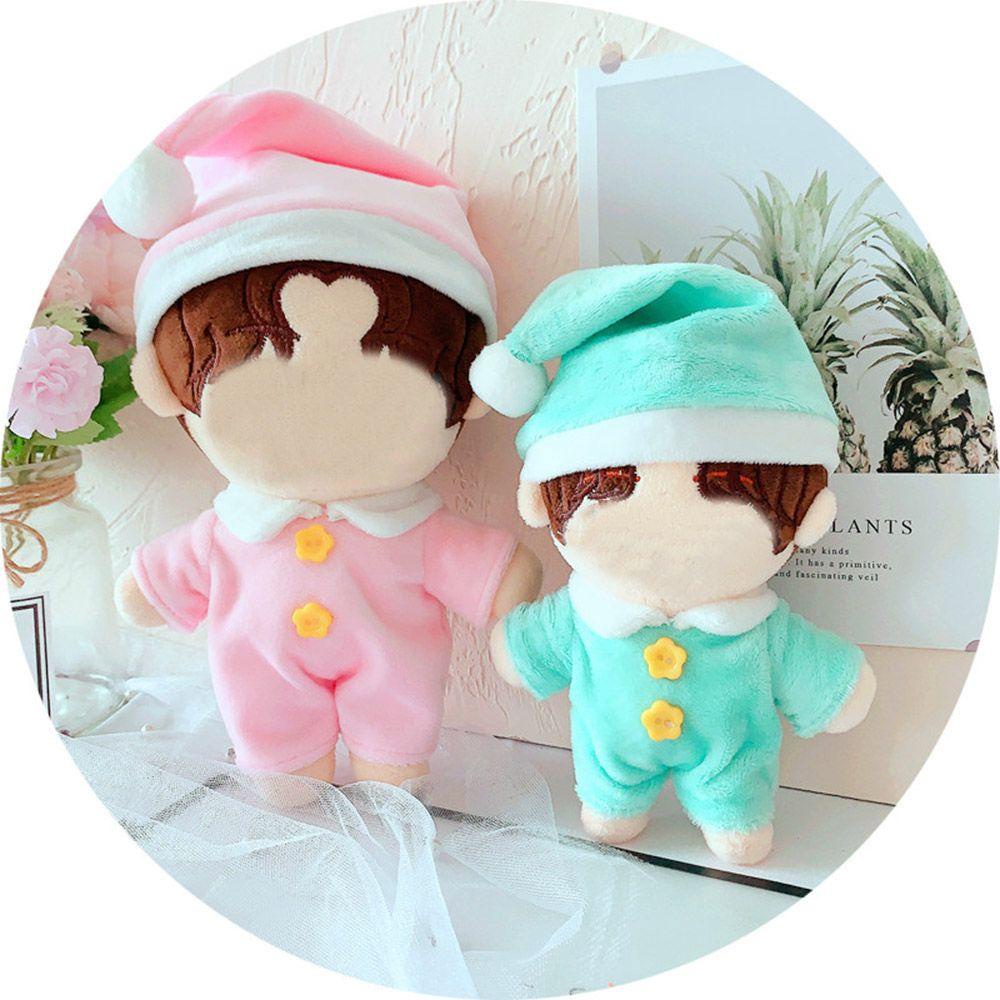 Bộ Đồ Ngủ Liền Thân 20cm Kèm Nón Dành Cho Búp Bê