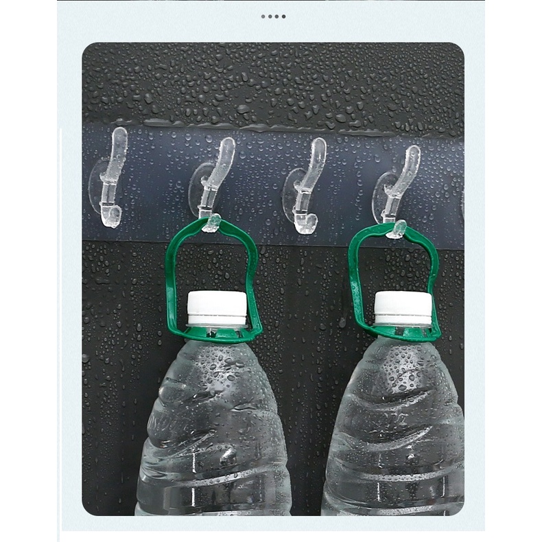 Móc Treo Quần Áo Dán Tường 6 móc- Treo Khăn Lau, Đồ Dùng Nhà Bếp, Phòng Tắm Đa Năng