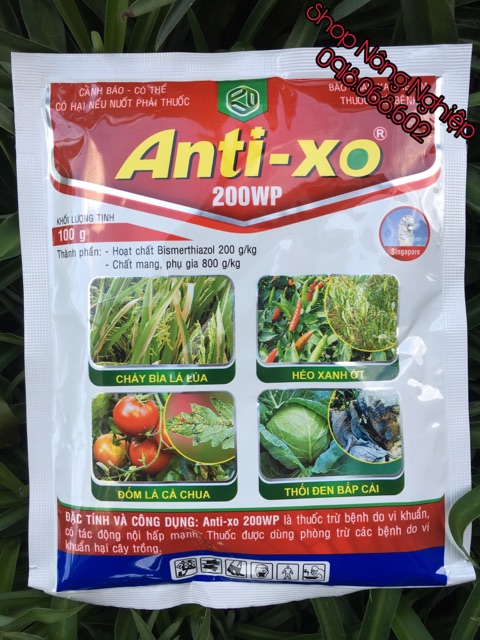 Anti-xo 200WP Thuốc đặc trị vi khuẩn gây bệnh cho cây trồng