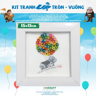 Kit tranh Quilling Up - Vuông