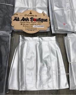 Chân váy da bạc hothit ♥️♥️