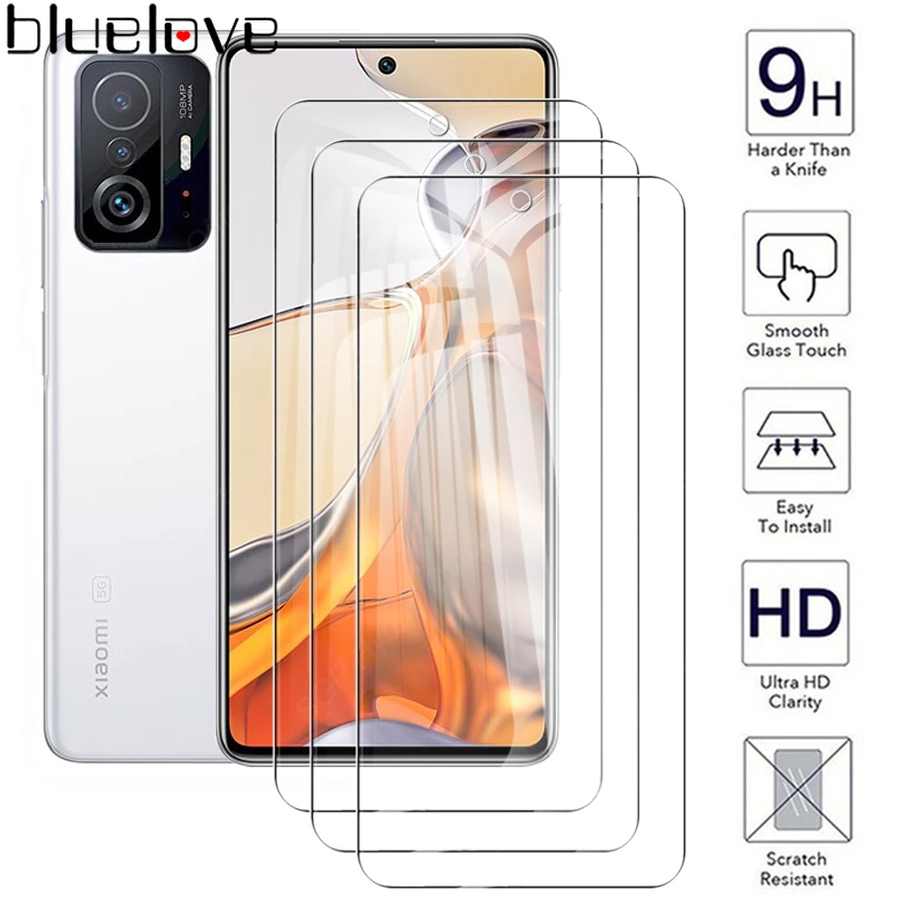 Kính Cường Lực 9H Siêu Mỏng Chống Trầy 1 Cái Cho Xiaomi 11T Pro