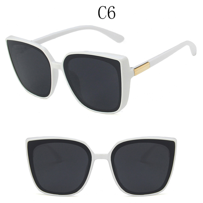 ** Giảm giá 15K đặt hàng ngay bây giờ ** New Korean Style Fashion Square Personality Sunglasses of The Net Red Glasses Women Cat Eye Trend Outdoor Shading Sunglasses